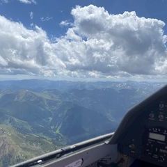 Verortung via Georeferenzierung der Kamera: Aufgenommen in der Nähe von Rottenmann, Österreich in 2800 Meter